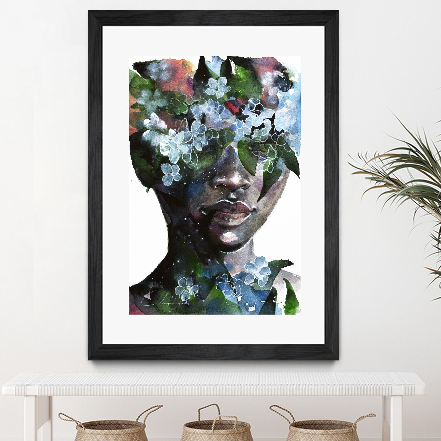 Garden II by Agnes Cecile on GIANT ART - green abstract