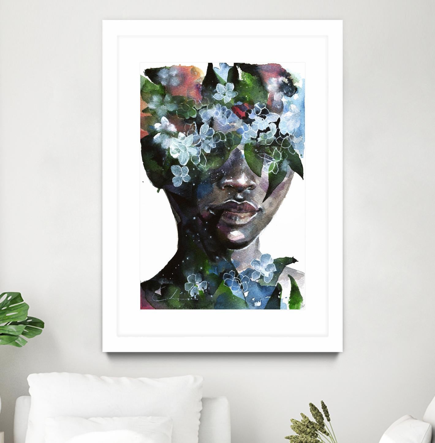 Garden II by Agnes Cecile on GIANT ART - green abstract