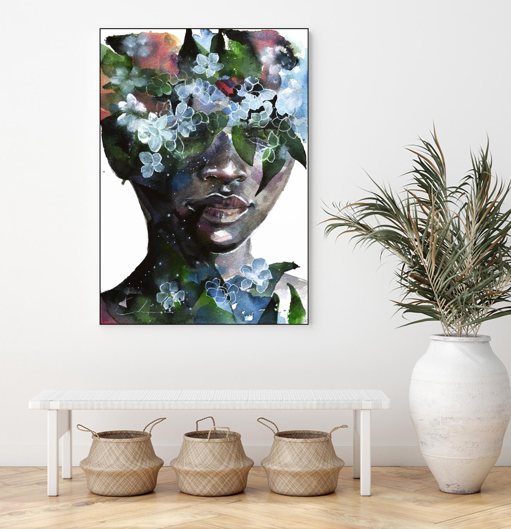 Garden II by Agnes Cecile on GIANT ART - green abstract