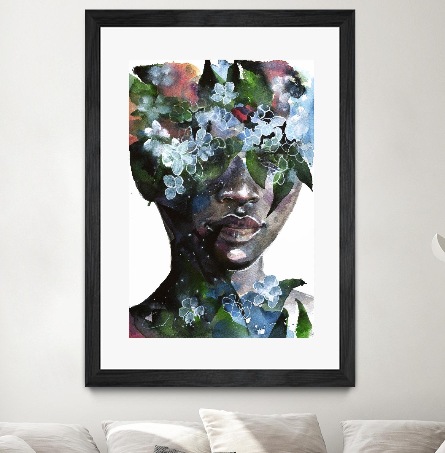 Garden II by Agnes Cecile on GIANT ART - green abstract