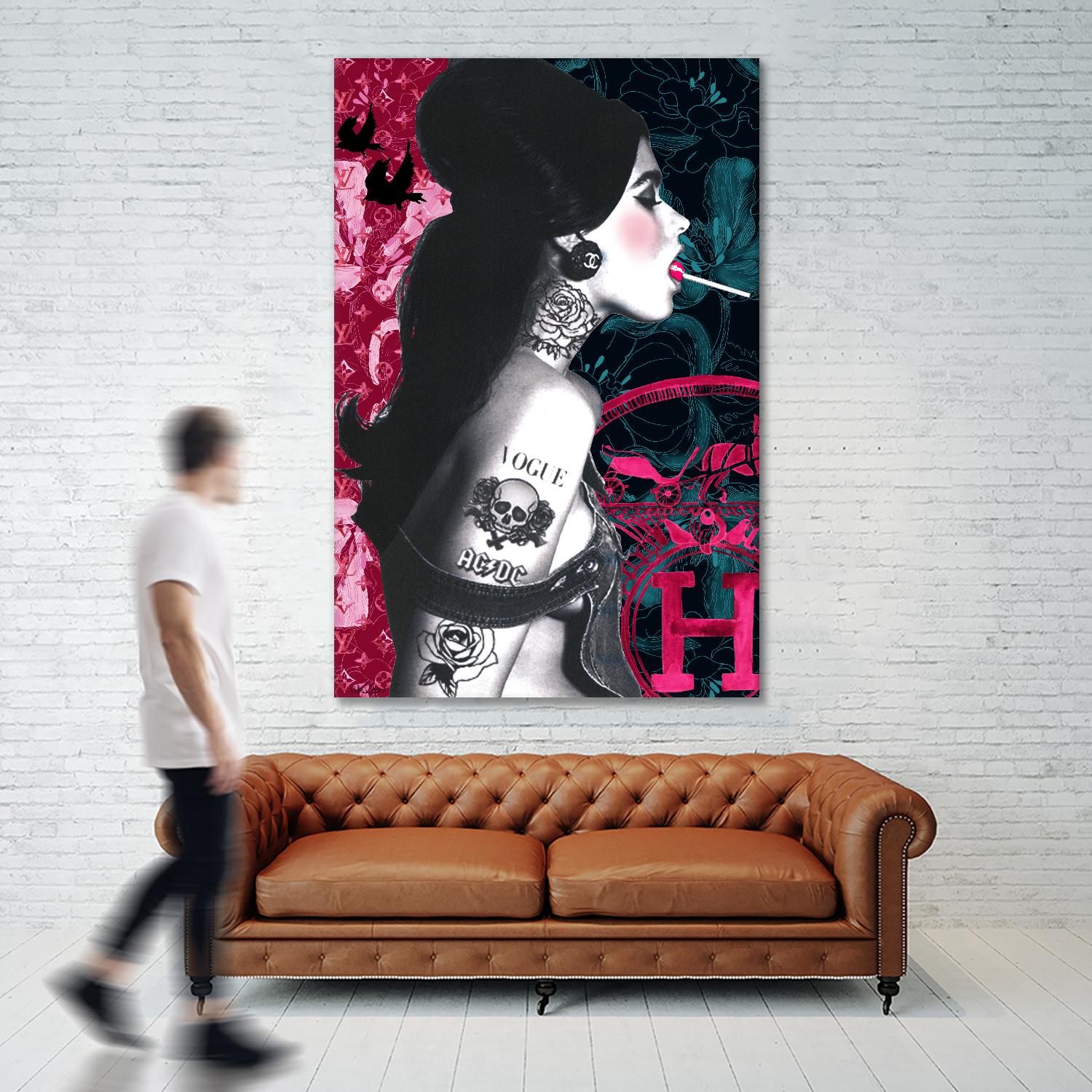 Lollipop Girl by Mercedes Lopez Charro on GIANT ART