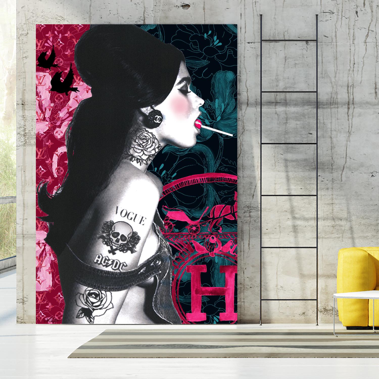 Lollipop Girl by Mercedes Lopez Charro on GIANT ART