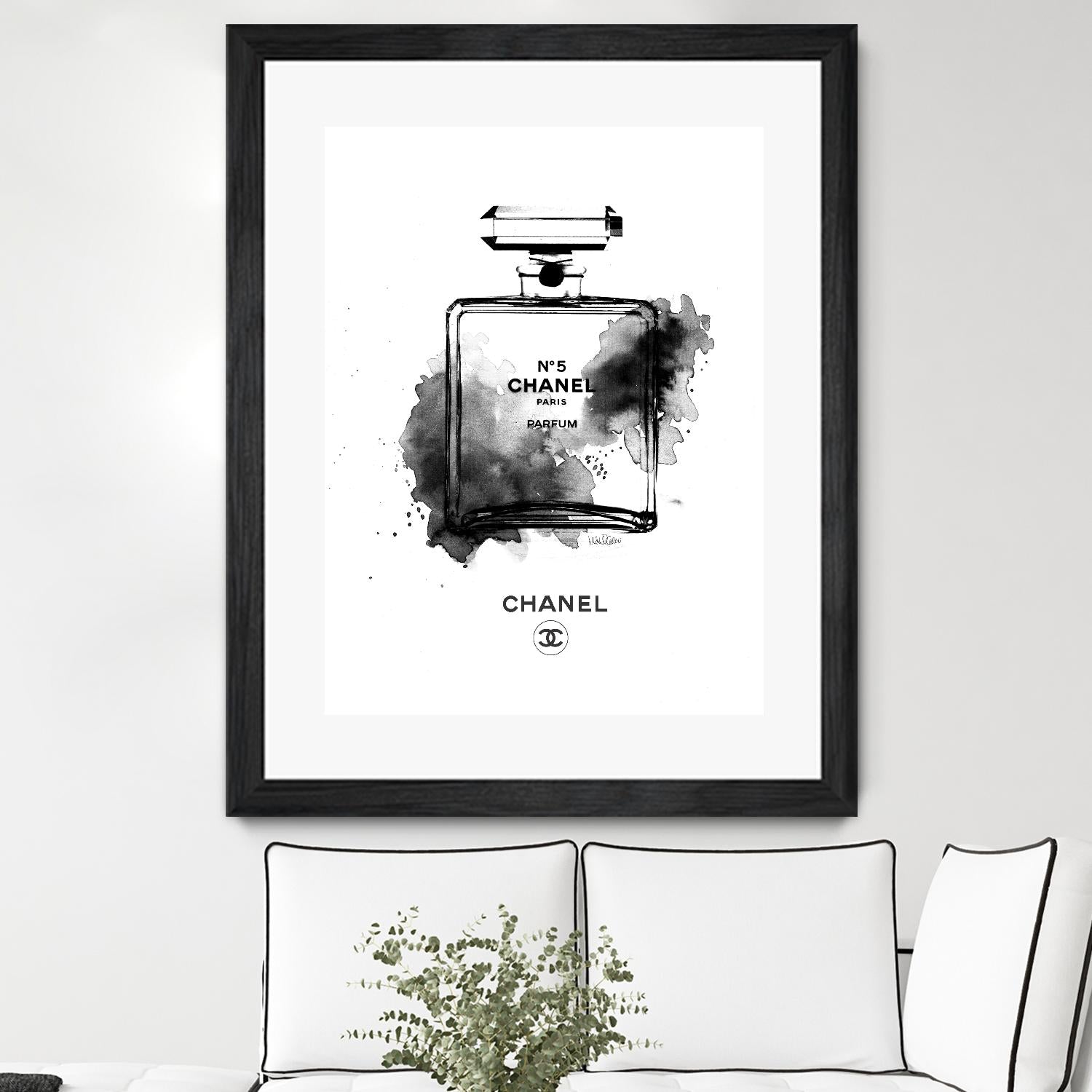 Chanel B & W by Mercedes Lopez Charro on GIANT ART