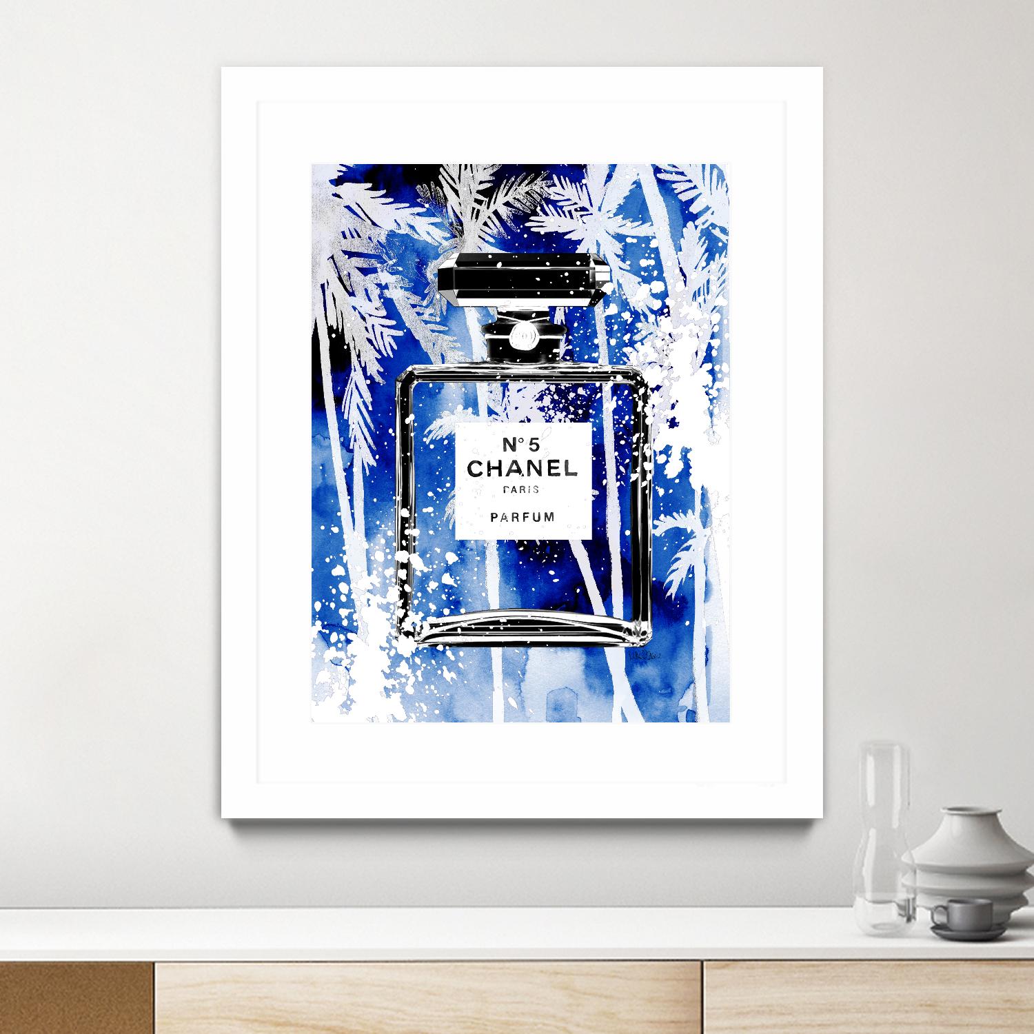 Chanel Blue Palms by Mercedes Lopez Charro on GIANT ART