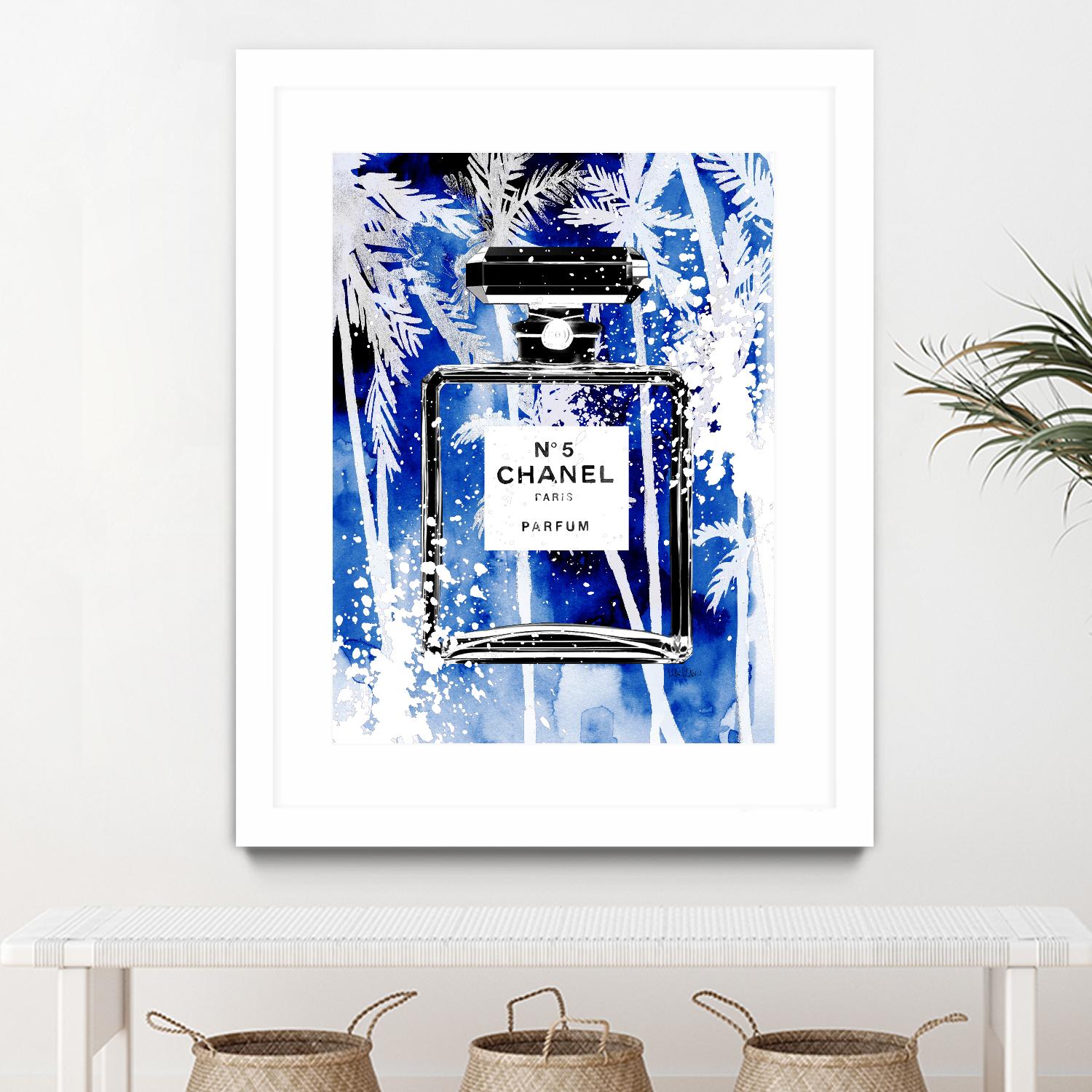 Chanel Blue Palms by Mercedes Lopez Charro on GIANT ART