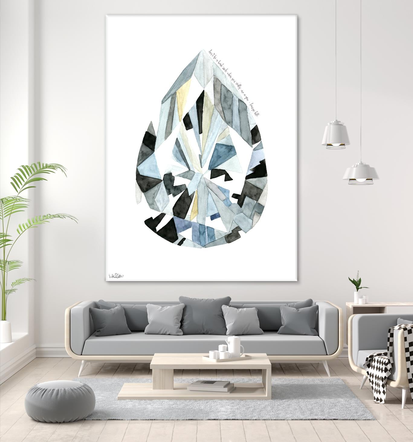 Pear Diamond by Mercedes Lopez Charro on GIANT ART