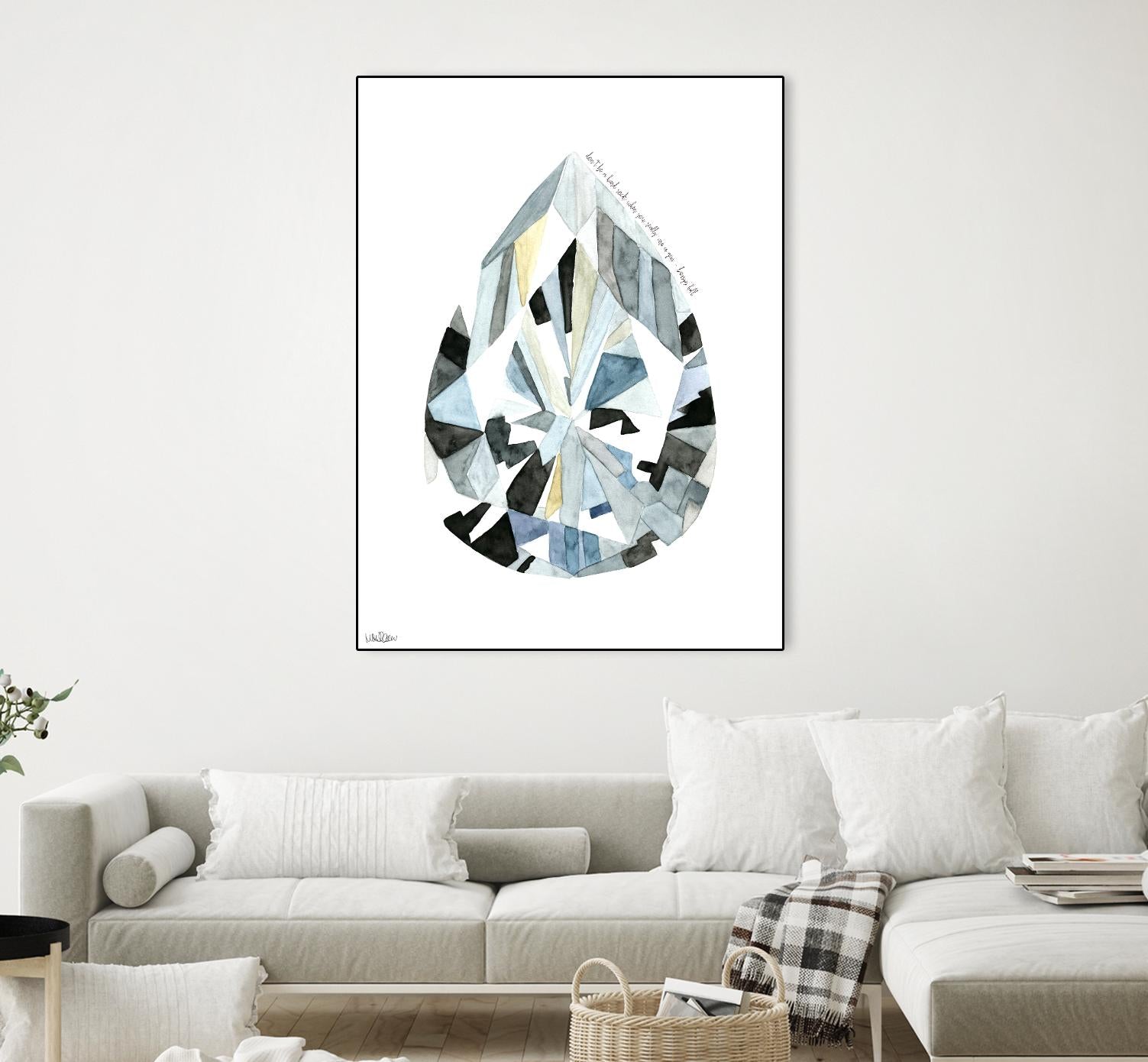 Pear Diamond by Mercedes Lopez Charro on GIANT ART