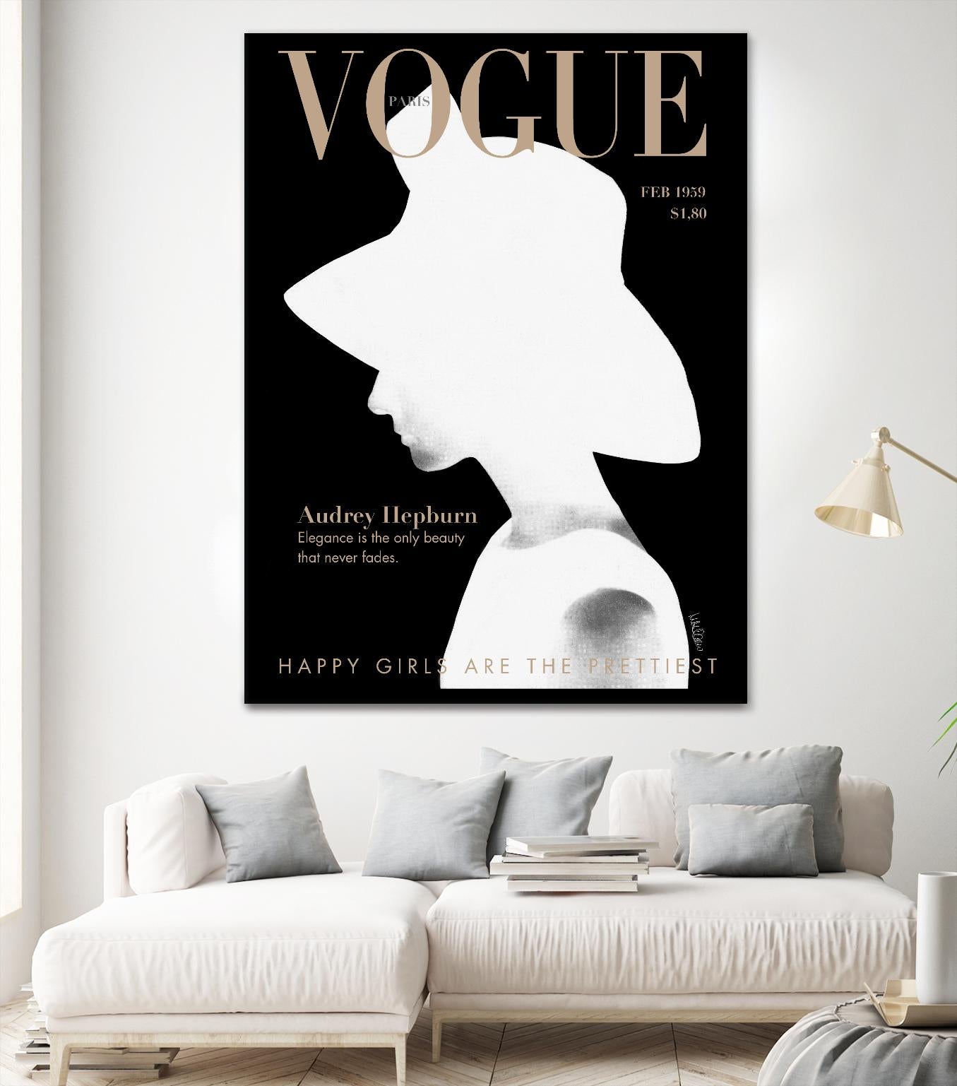 Audrey Vogue by Mercedes Lopez Charro on GIANT ART