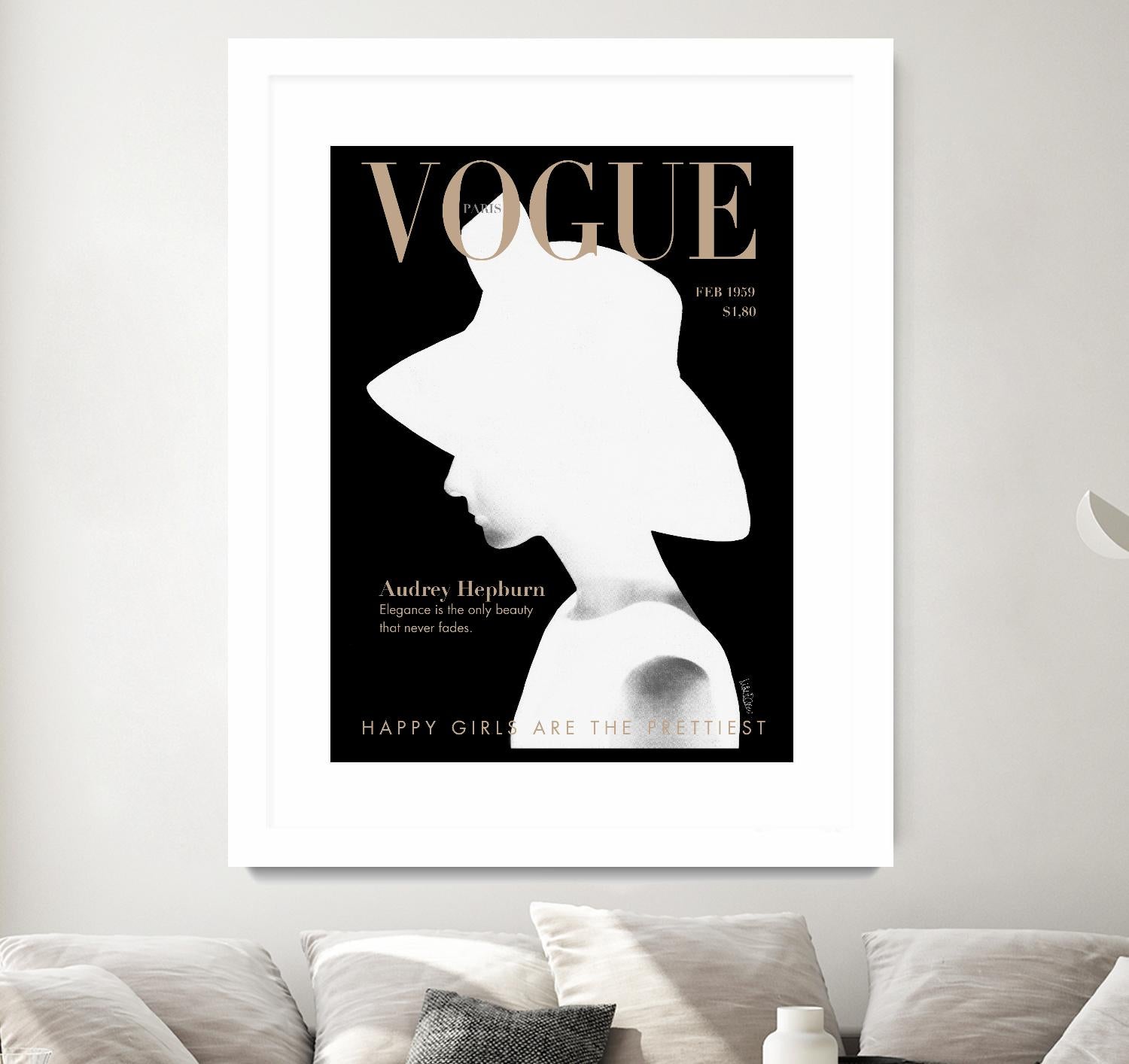 Audrey Vogue by Mercedes Lopez Charro on GIANT ART
