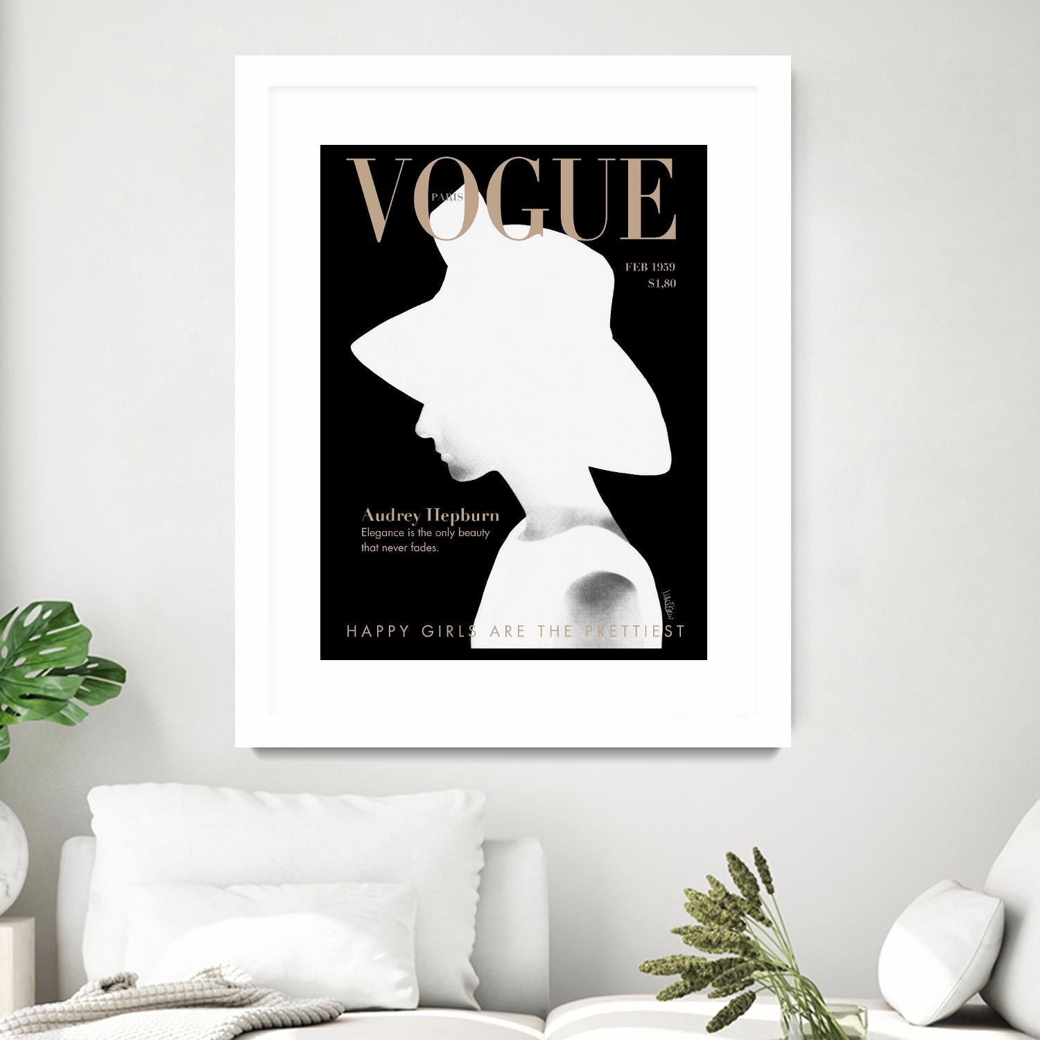Audrey Vogue by Mercedes Lopez Charro on GIANT ART