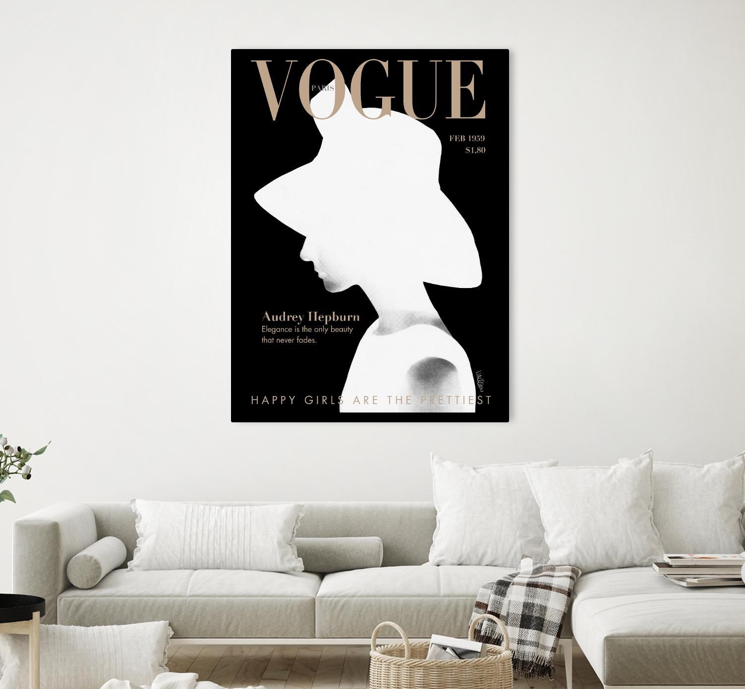 Audrey Vogue by Mercedes Lopez Charro on GIANT ART