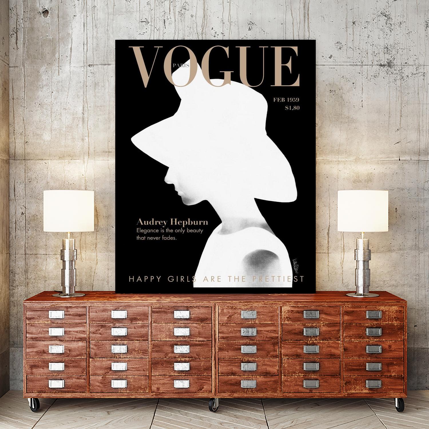Audrey Vogue by Mercedes Lopez Charro on GIANT ART