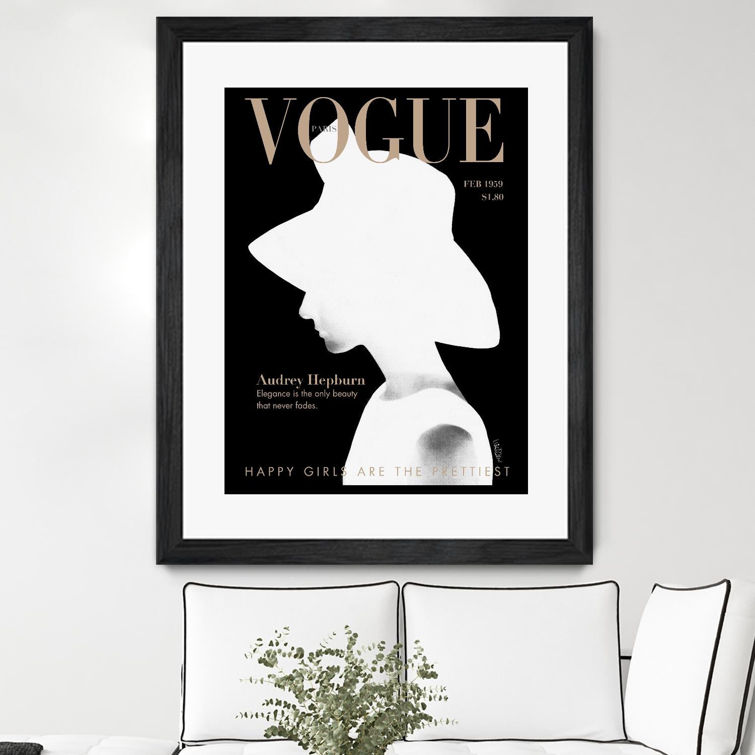Audrey Vogue by Mercedes Lopez Charro on GIANT ART
