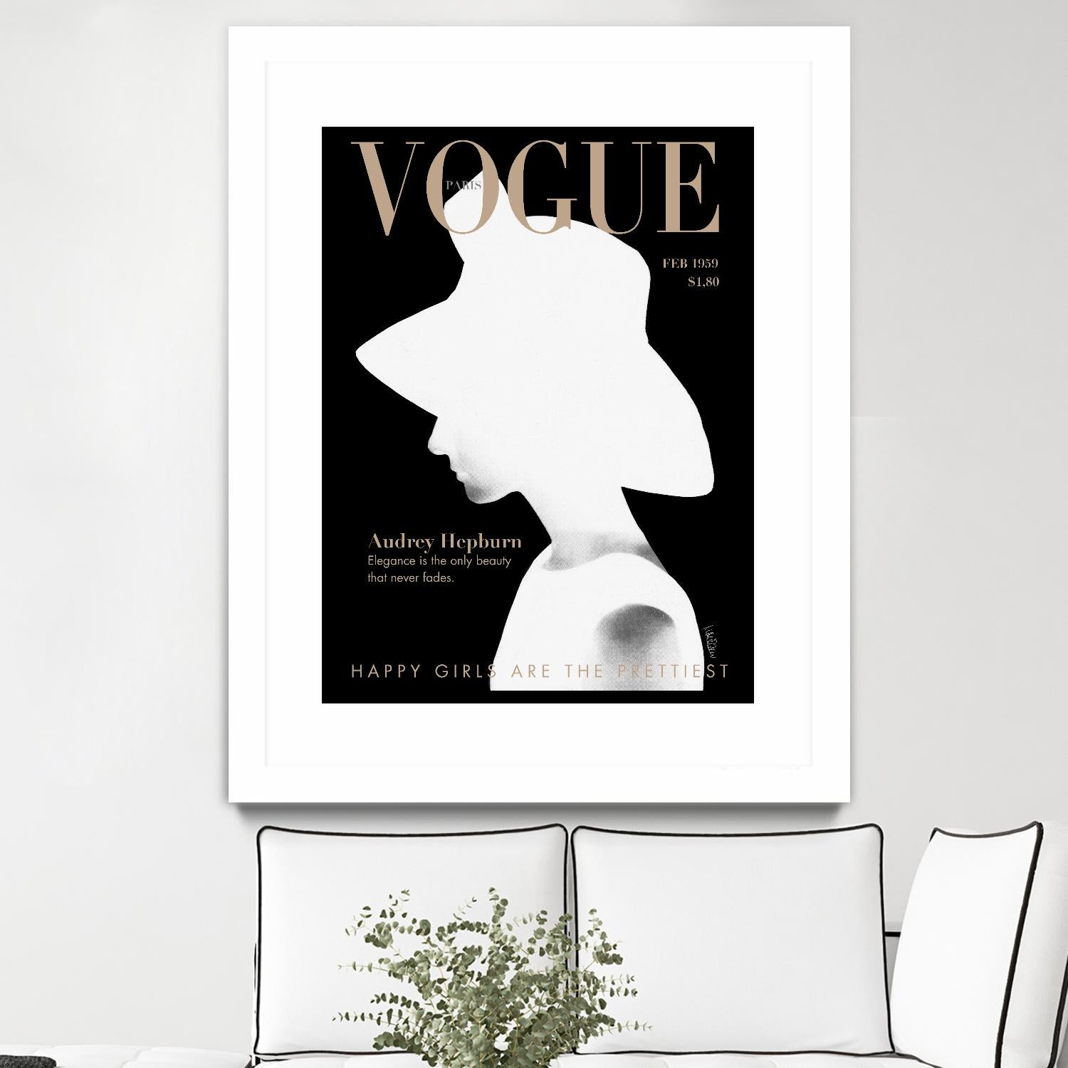 Audrey Vogue by Mercedes Lopez Charro on GIANT ART