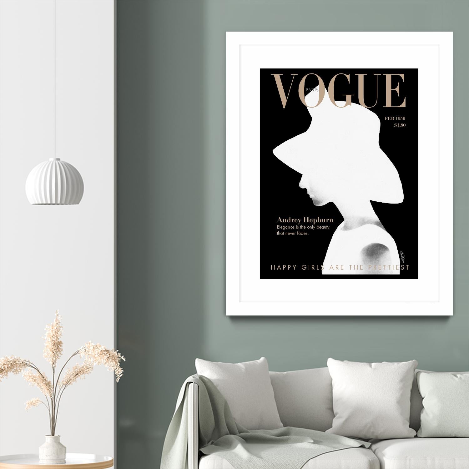Audrey Vogue by Mercedes Lopez Charro on GIANT ART