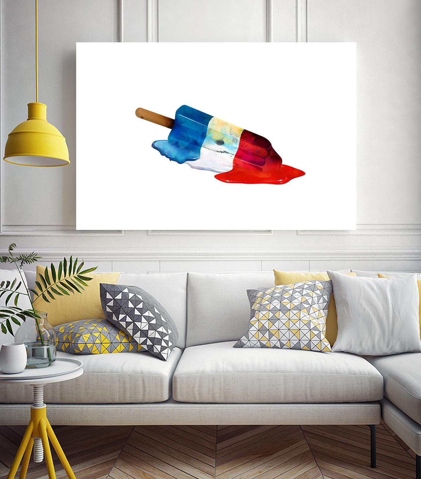 Pop Life by Alex Cherry on GIANT ART - red contemporary