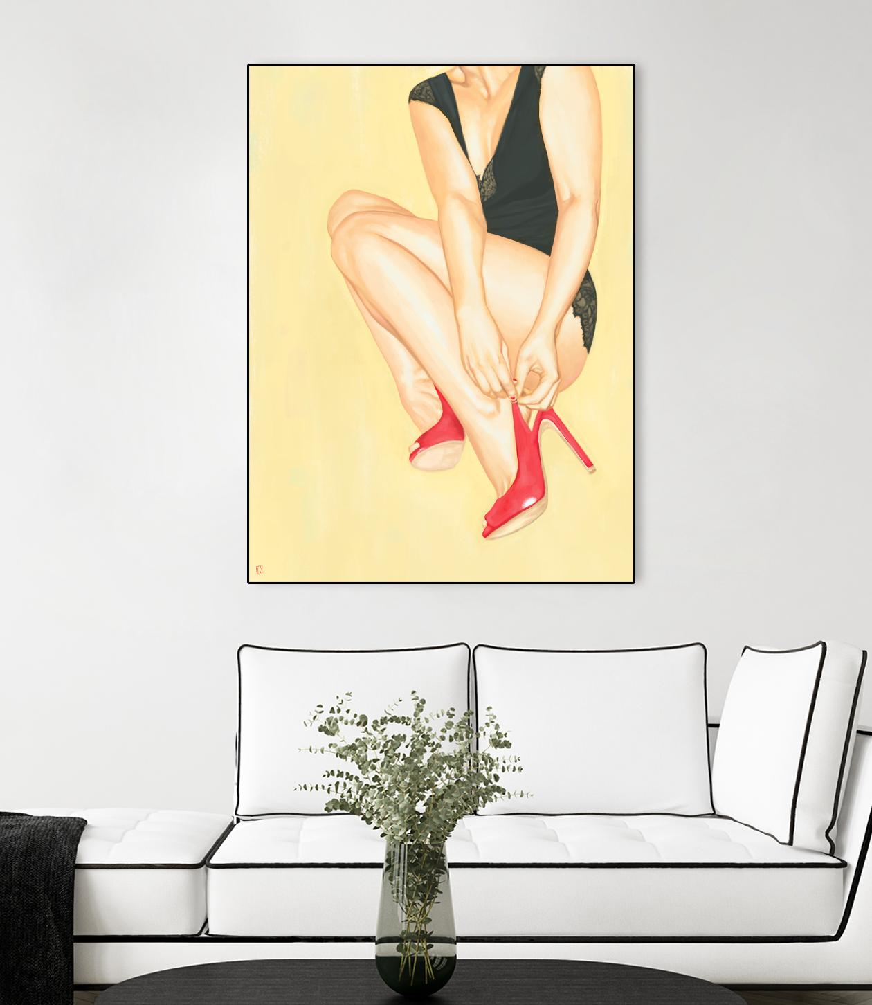 Dorothy by Alexander Grahovsky on GIANT ART - beige men and women