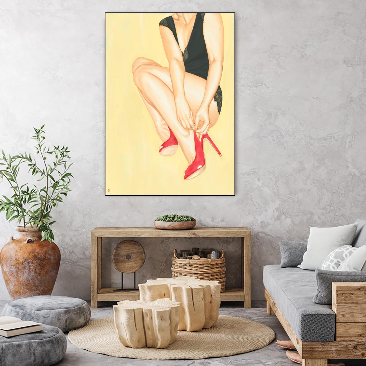 Dorothy by Alexander Grahovsky on GIANT ART - beige men and women