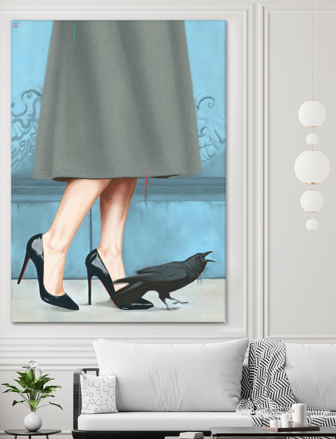 Here Comes The Queen by Alexander Grahovsky on GIANT ART - grey men and women