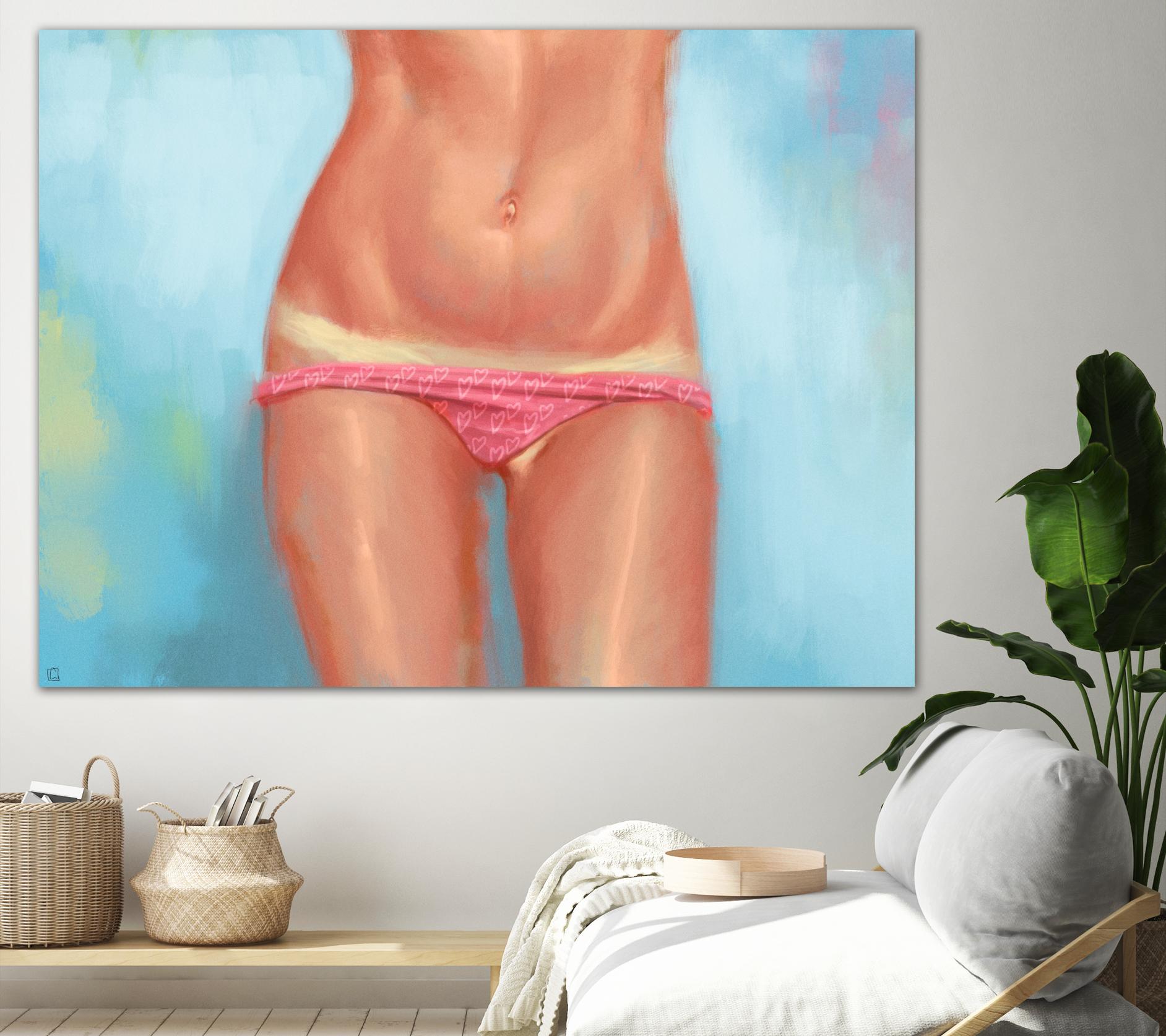 Tan Lines by Alexander Grahovsky on GIANT ART - beige men and women