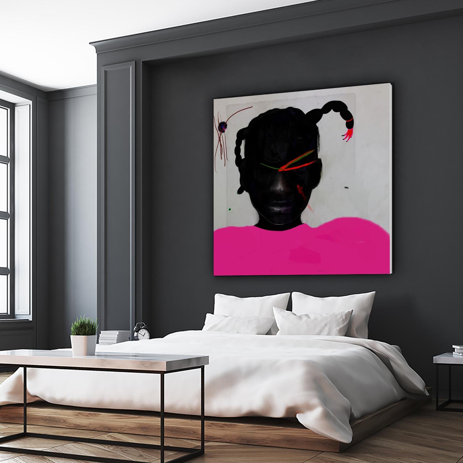 Watermelon Seed  by Arassay Hilario on GIANT ART - pink digital fuchsia