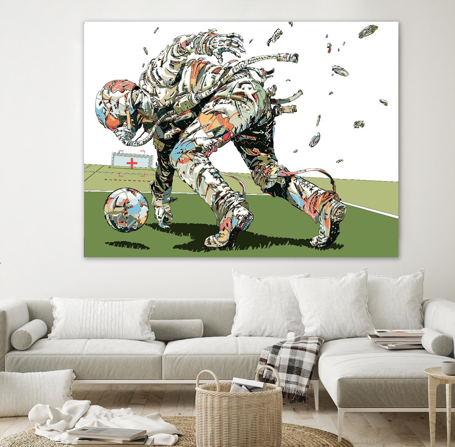 Dog Fights OCC by HR-FM on GIANT ART - white contemporary
