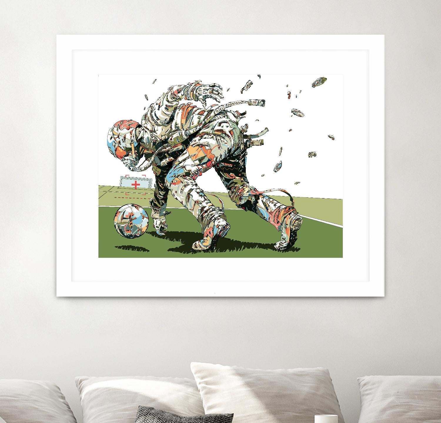 Dog Fights OCC by HR-FM on GIANT ART - white contemporary