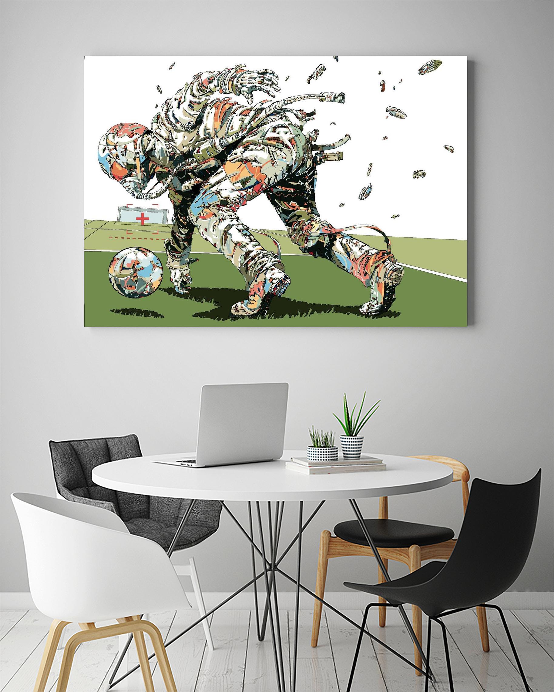 Dog Fights OCC by HR-FM on GIANT ART - white contemporary