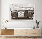 Stereo Broadcast by Hidden Moves on GIANT ART - white contemporary