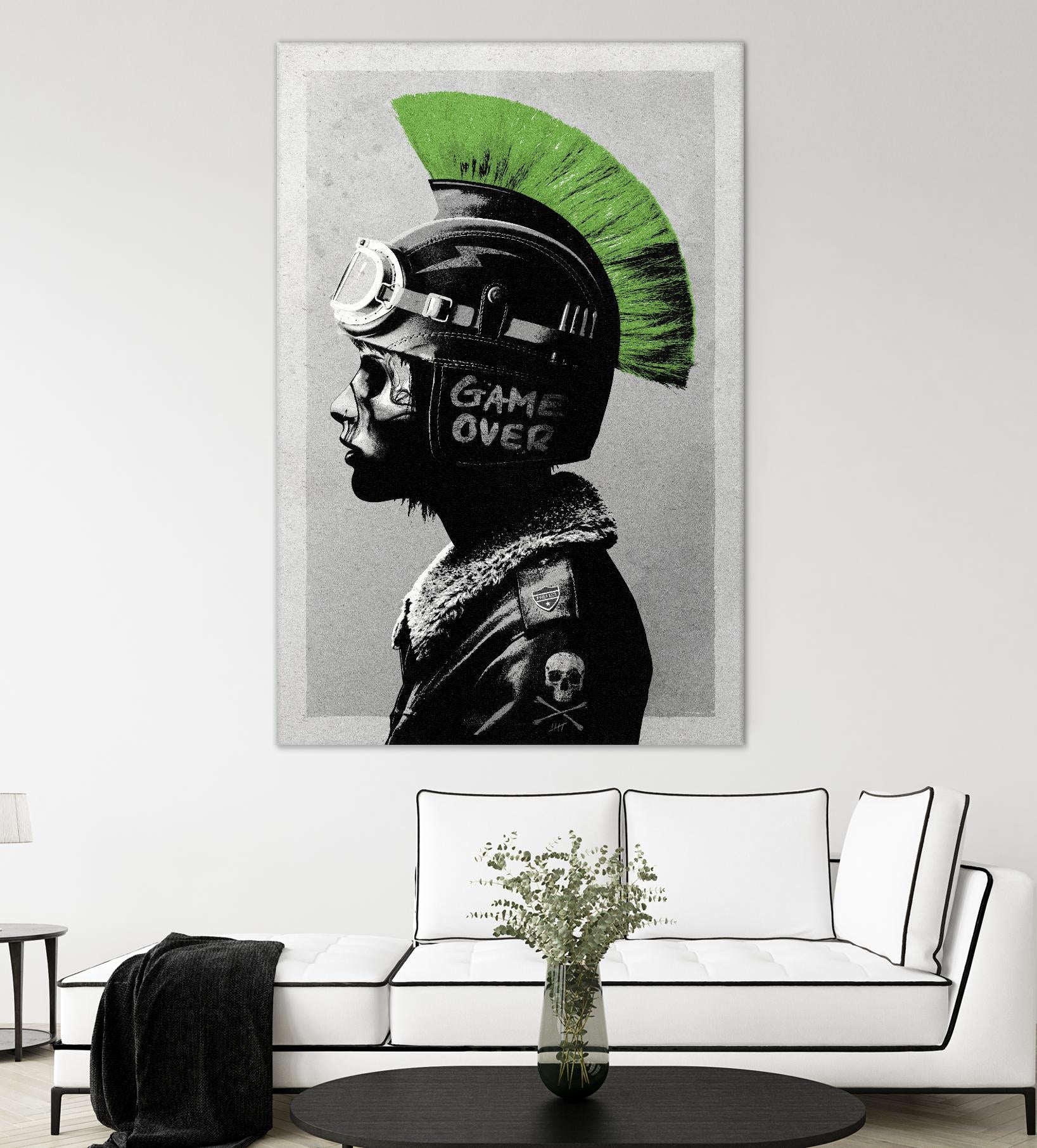 Chaotic Good by Hidden Moves on GIANT ART - green contemporary