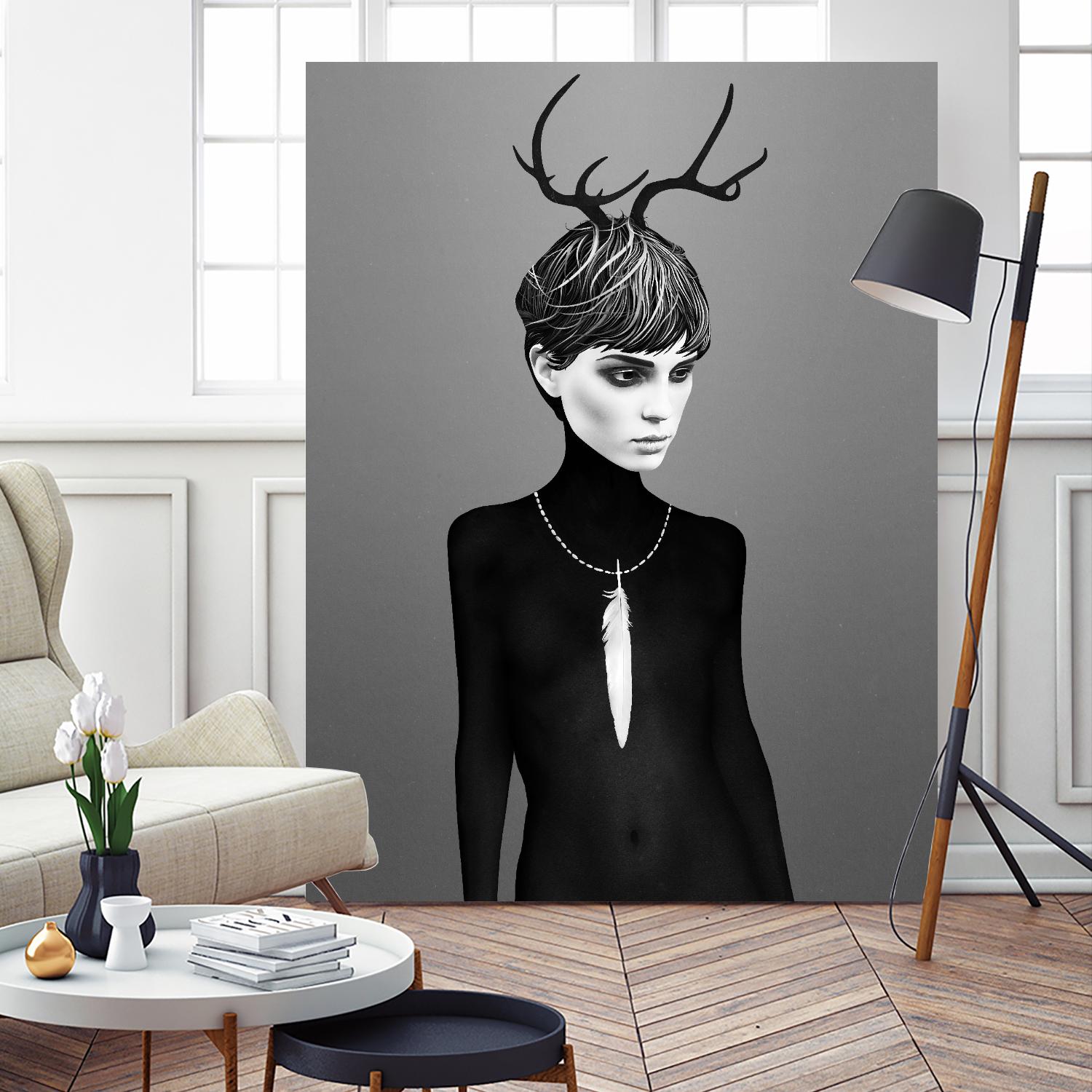 The Cold by Ruben Ireland on GIANT ART - black men and women