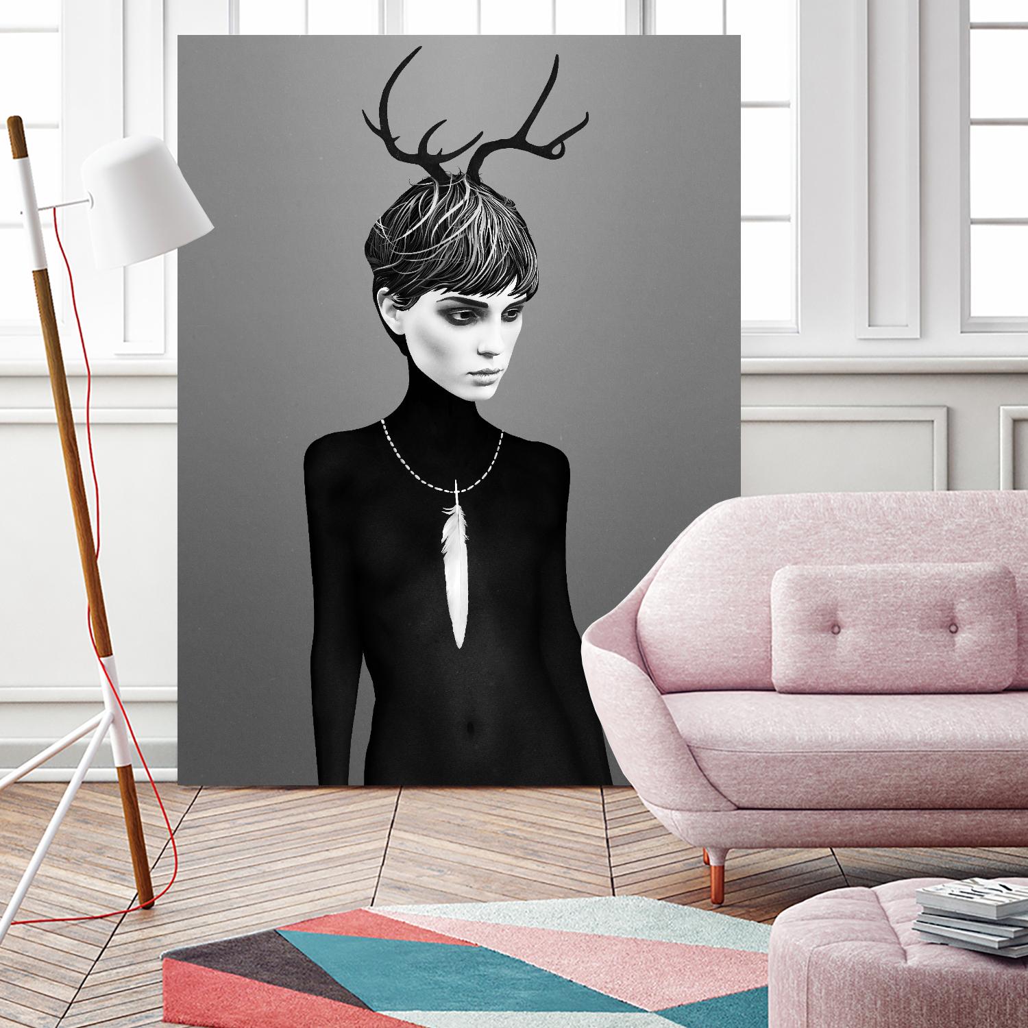 The Cold by Ruben Ireland on GIANT ART - black men and women