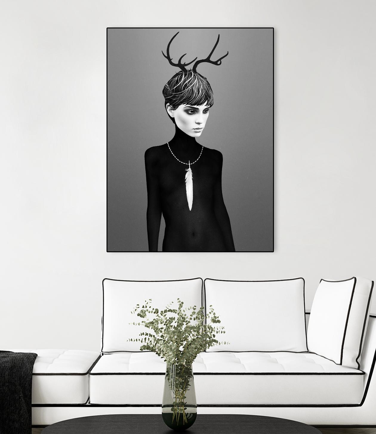 The Cold by Ruben Ireland on GIANT ART - black men and women