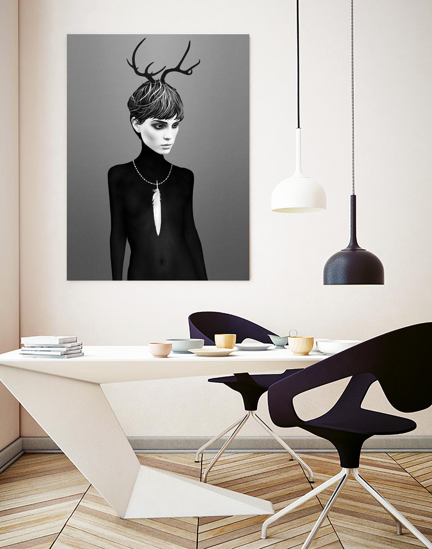 The Cold by Ruben Ireland on GIANT ART - black men and women