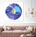 Spin Art 26 by Kyle Goderwis on GIANT ART - green abstract