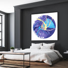 Spin Art 26 by Kyle Goderwis on GIANT ART - green abstract