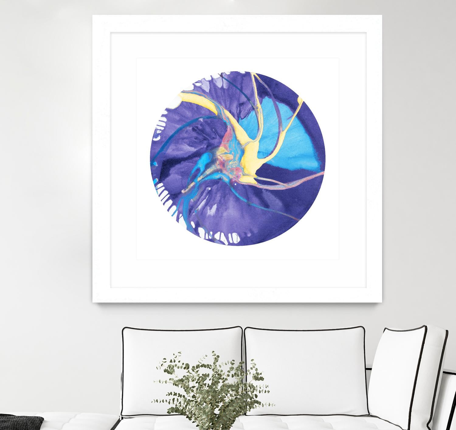 Spin Art 26 by Kyle Goderwis on GIANT ART - green abstract