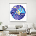 Spin Art 26 by Kyle Goderwis on GIANT ART - green abstract