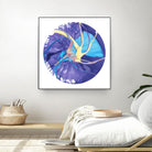 Spin Art 26 by Kyle Goderwis on GIANT ART - green abstract