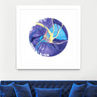 Spin Art 26 by Kyle Goderwis on GIANT ART - green abstract