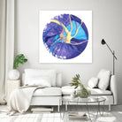 Spin Art 26 by Kyle Goderwis on GIANT ART - green abstract