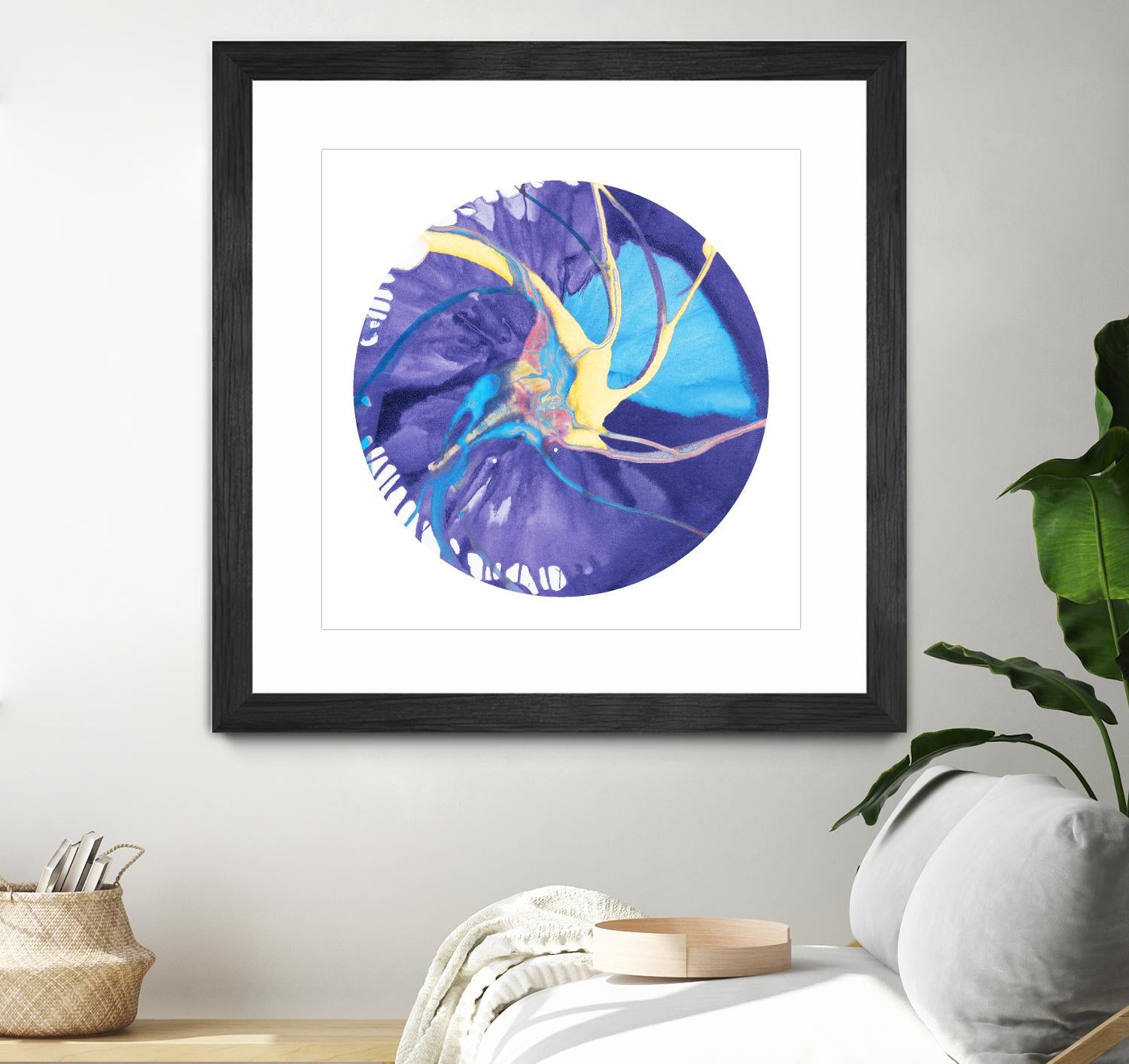 Spin Art 26 by Kyle Goderwis on GIANT ART - green abstract