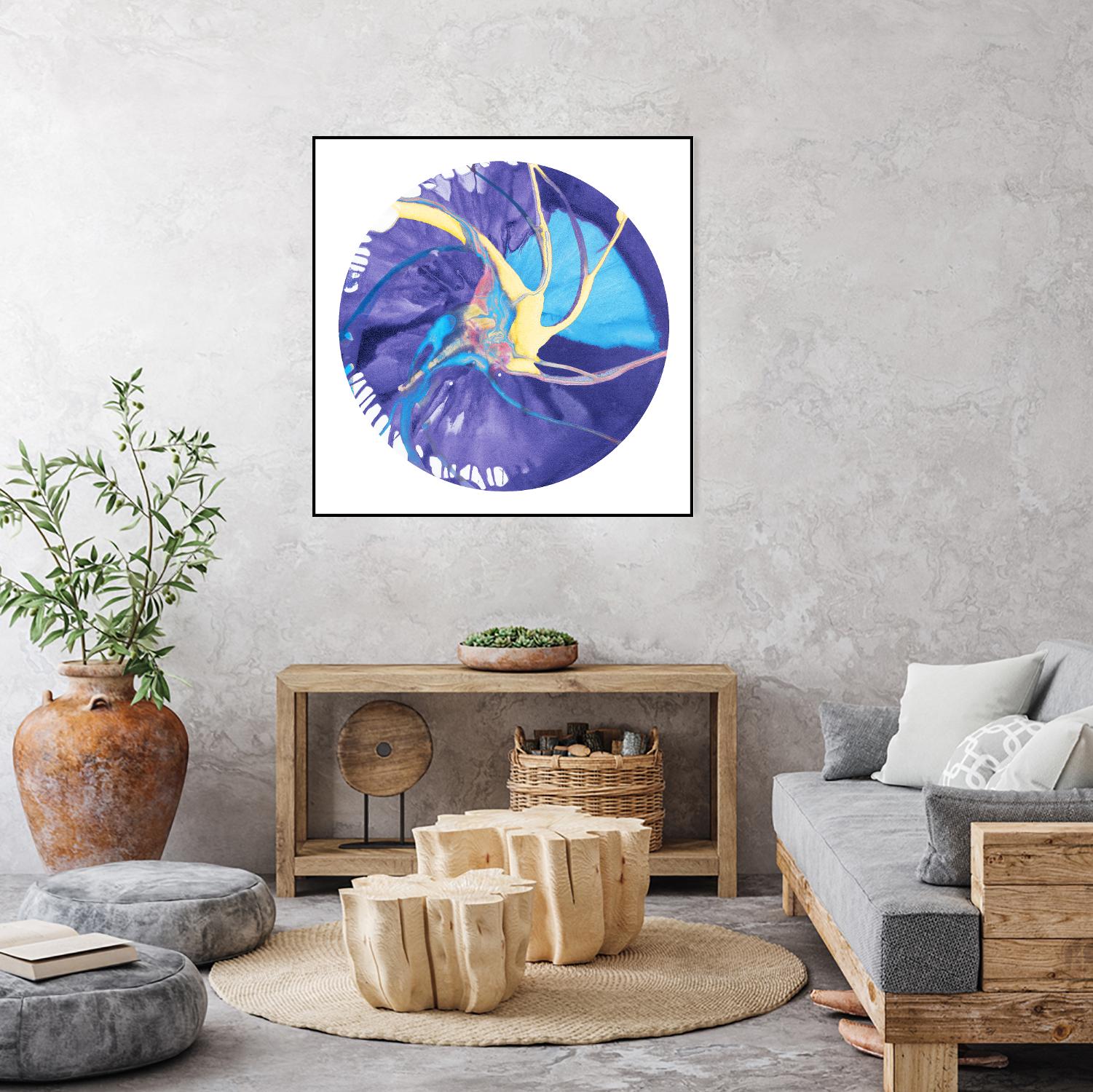 Spin Art 26 by Kyle Goderwis on GIANT ART - green abstract