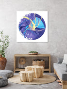 Spin Art 26 by Kyle Goderwis on GIANT ART - green abstract