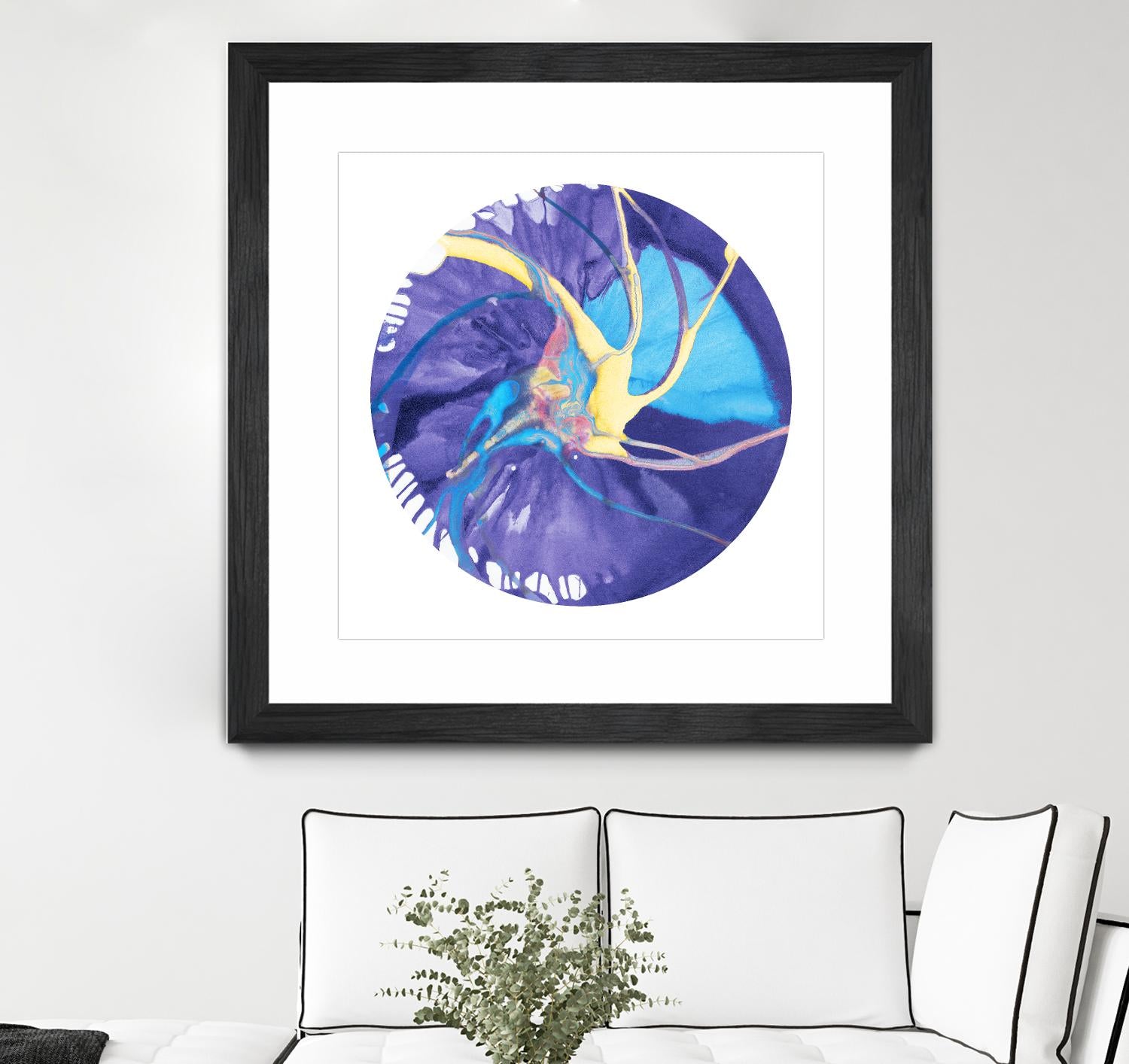 Spin Art 26 by Kyle Goderwis on GIANT ART - green abstract