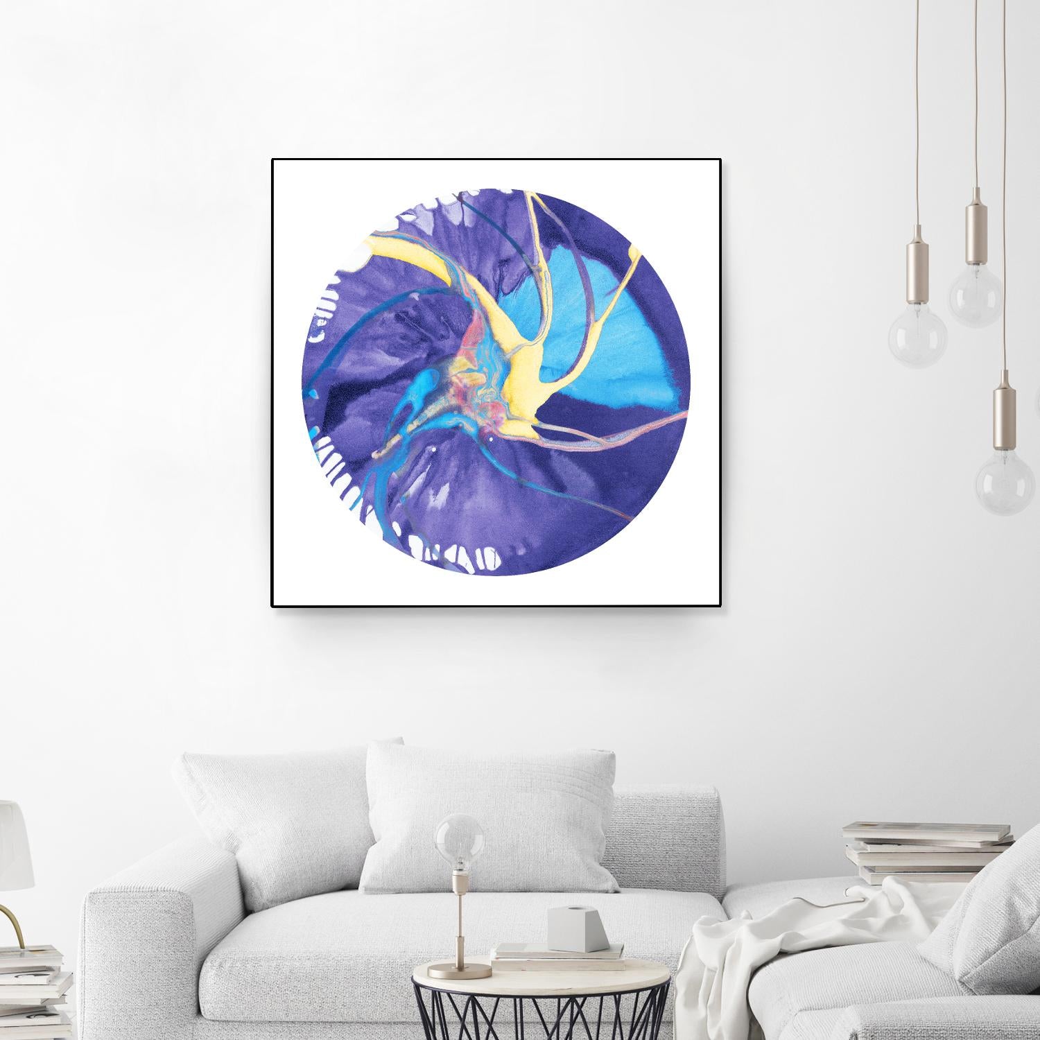 Spin Art 26 by Kyle Goderwis on GIANT ART - green abstract