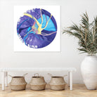 Spin Art 26 by Kyle Goderwis on GIANT ART - green abstract