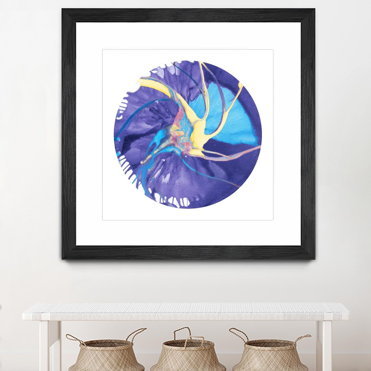 Spin Art 26 by Kyle Goderwis on GIANT ART - green abstract