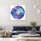 Spin Art 26 by Kyle Goderwis on GIANT ART - green abstract