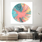 Spin Art 28 by Kyle Goderwis on GIANT ART - pink abstract